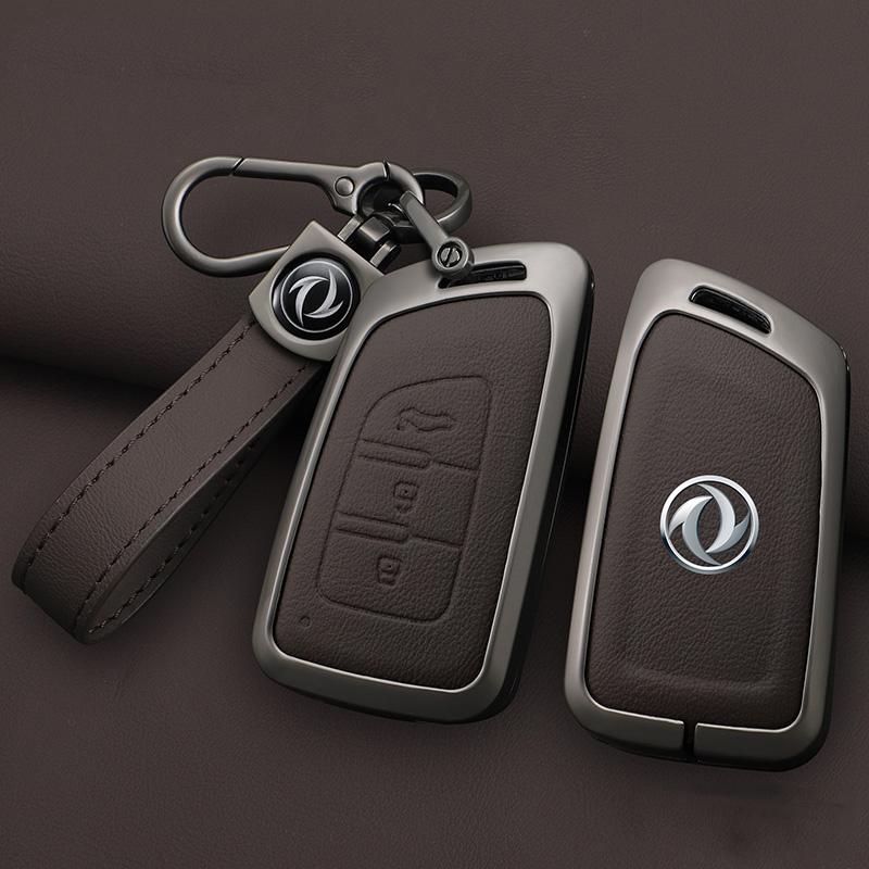 Zinc Alloy Leather Car Key Cover For Dongfeng 580 370 S560 Dfm Ax7 Ax5 Ax4 Ax3 Mx5 Key Case Car Key Case Protective Cover