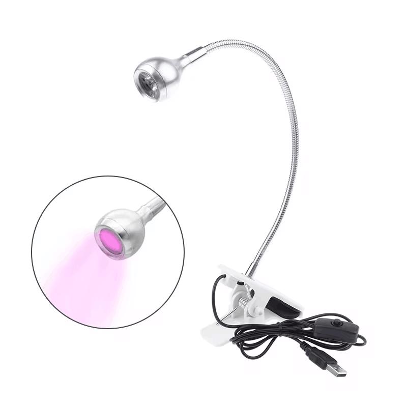 

Светодиодные ультрафиолетовые лампы УФ-отверждающий клей настольная лампа сушилка для ногтей Money Detect свет для DIY нейл-арта белый