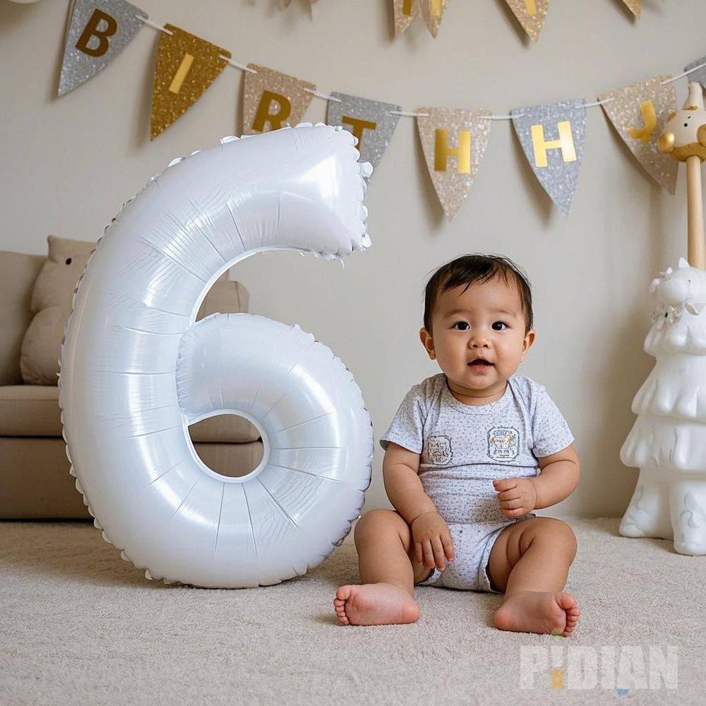 40inch White Number Foil Balloons Figure Digit Happy Birthday Party Wedding Decoration Kids Toy Helium Globos Wholesale Balloon
