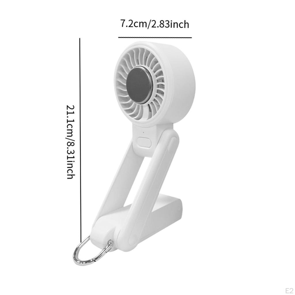 Foldable Mini Fan Cooling Ice Rechargeable Easy To Carry & Store Compact Handy Desktop