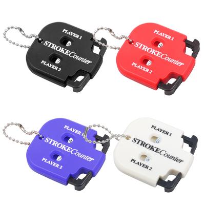 4 Colors Mini Golf Score Shot Stroke Counter Clicker Keychain For Golf Game Scorekeeper Golf Accessory