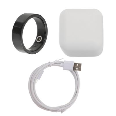 Smart Ring Health Tracker Ceramic Stainless Steel Bluetooth Sleep Monitoring Step Counter IPX8