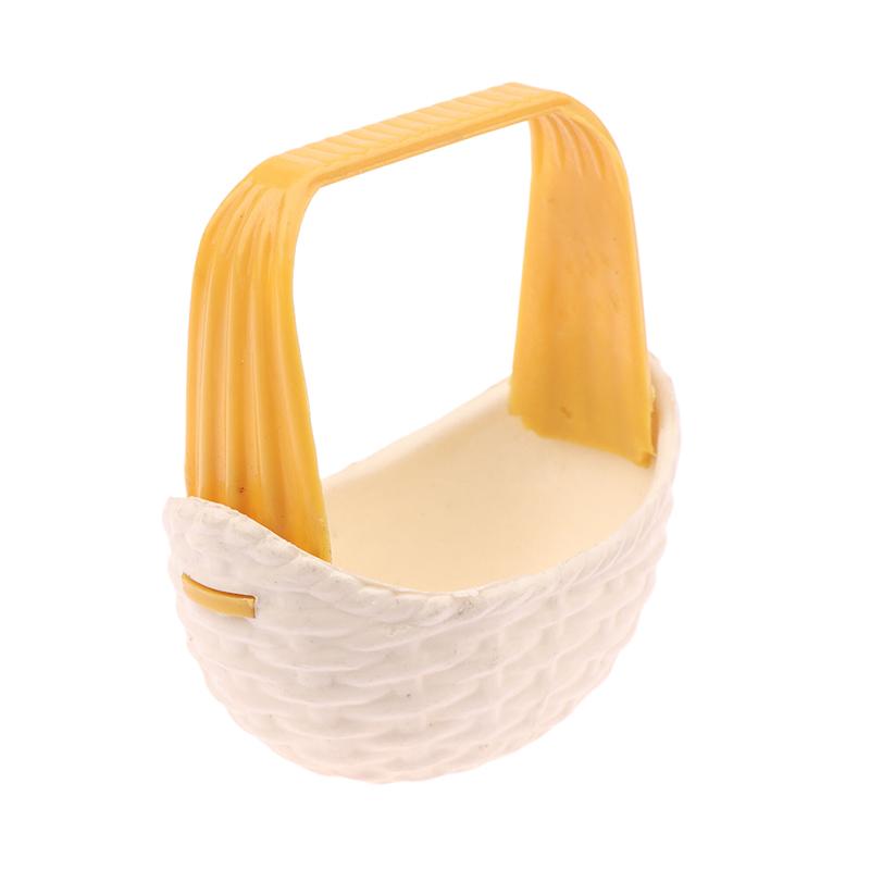 1/12 Κουκλόσπιτο Προσομοίωση Μίνι Καλάθι Σούπερ Μάρκετ Καροτσάκι Μωρού Μοντέλο Καλαθιού Αγορών Αξεσουάρ Διακόσμησης Κουκλόσπιτου