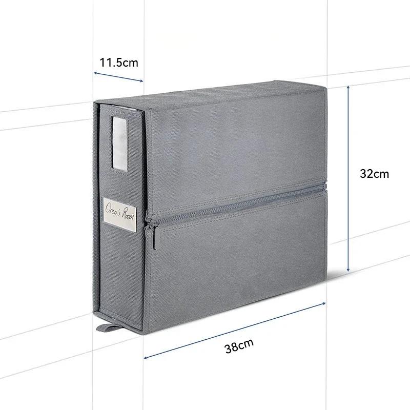 Bed Sheet Organizers Storage Foldable Box for Linen Closet Bedding Set Containers for Blanket Comforter Pillow Cube with Window