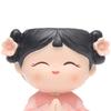 Head Planter Girl Figurine Ornament Flower Arrangement Container Cute Plant Pot