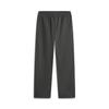 Li Ning Sports Lifestyle Series Letter Mid Waist Comfortable Breathable Fleece Straight Leg Knitted Sports Pants Men pants Dark-Gray AKLU955-3
