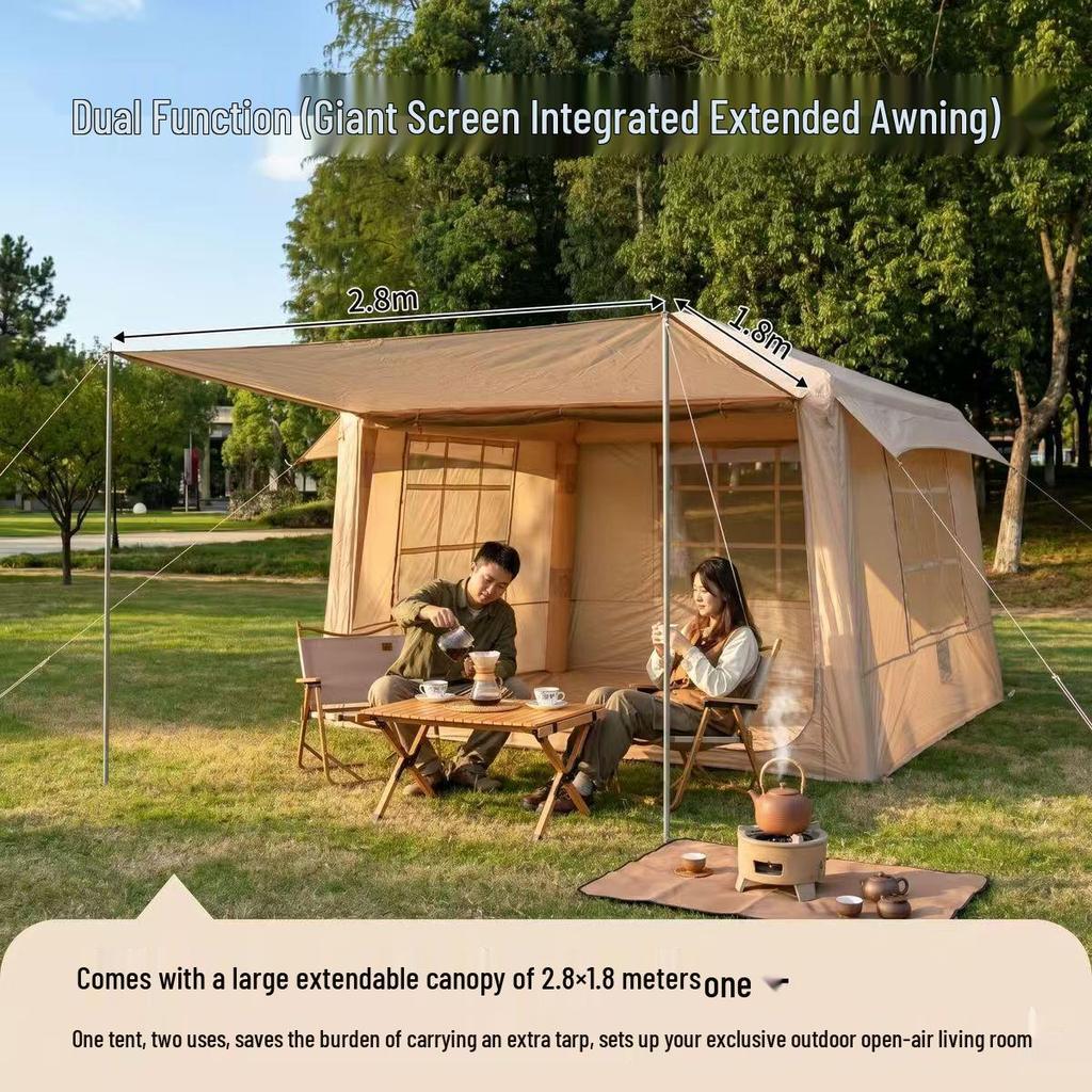 Automatic Windproof & Rainproof Inflatable Multi-Person Camping Tent