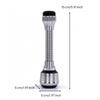 Faucet Aerator Extension Nozzle | ChromeFinish, Adjustable, Sprayer Attachment with Flexible
