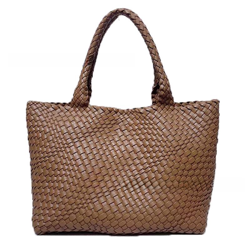 Hand-Woven Large Capacity Tote Bag - 2023 Women's Shoulder and Mother-Child Bag