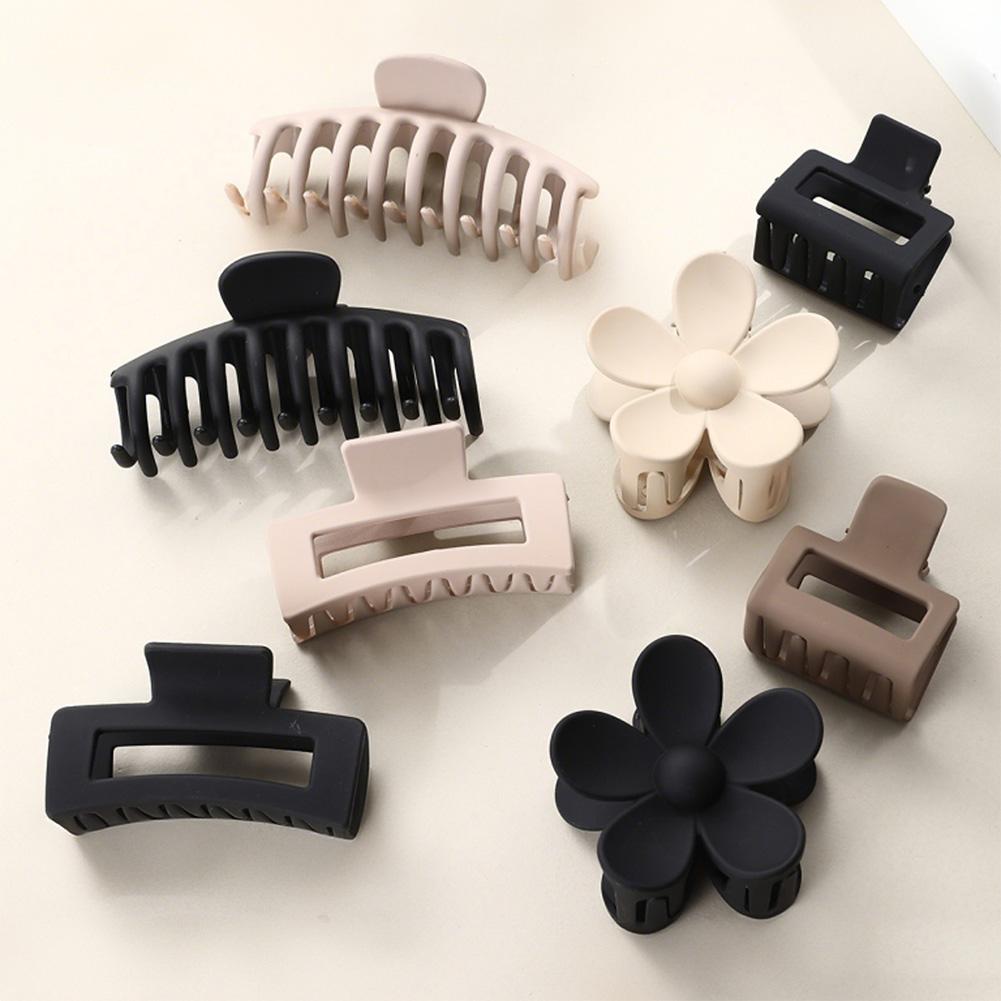 

Черный кофейный цвет заколки для волос набор многоцветных матовых заколок для волос заколка-краб простой прочный головной убор заколка для волос аксессуары для волос 04