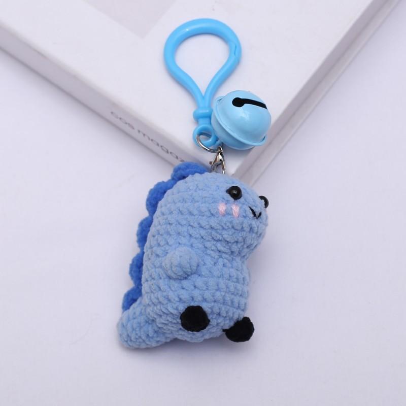 

Hand-crocheted Dinosaur Wool Doll Backpack Pendant Small Dragon Doll Home Decoration Cross-border Knitted Keychain