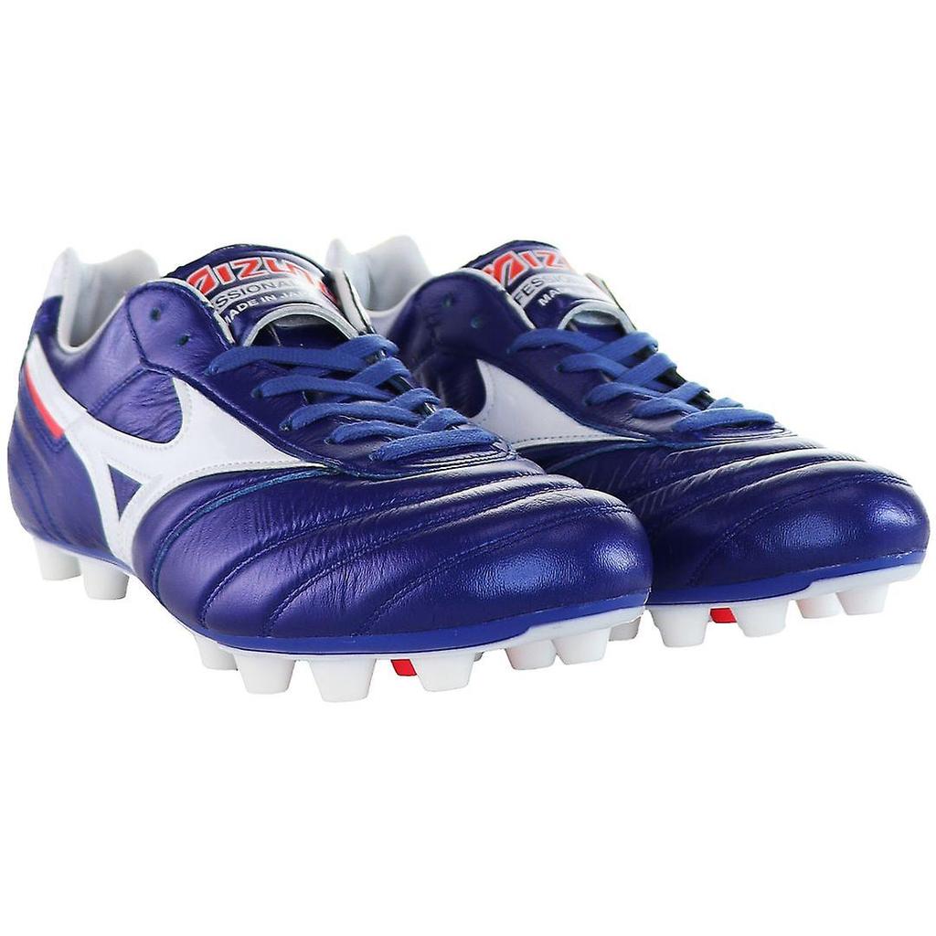 Mizuno Morelia 2 Japan Round Toe Lace-Up Comfortable Training HG (Rubber Short Studs) Slip-Resistant Durable Soccer Shoes Men Soccer Shoes P1GA200025