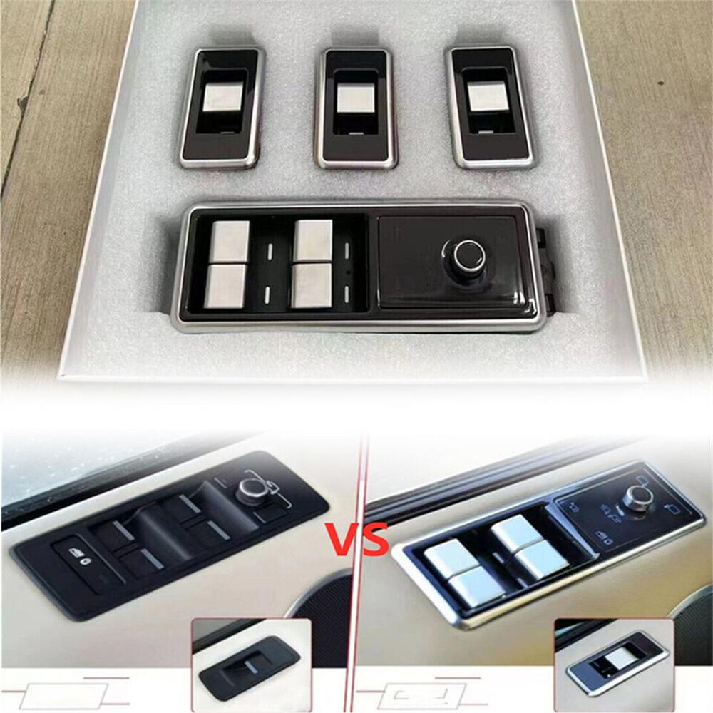 4Pcs Window Digital Switch Retrofit Kit For Land Rover Discovery 5 L462 2015-19