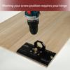 Concealed Hinge Jig Kit 35mm Precise Hole Punching Locator Hinge Hole Drilling Guide Boring Dowel Jig for Cabinet Door