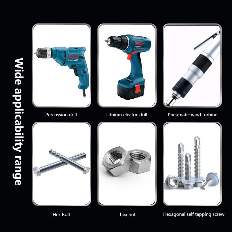 Steel Magnetic Nut Screwdriver Socket Bits For Power Drills Hex Shank Driver/Adapter Socket Wrench Tool Parts Accessories