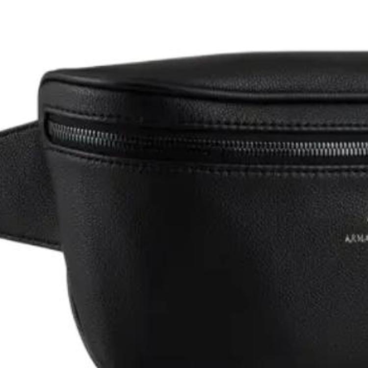 New ARMANI EXCHANGEAE Polyurethane One Shoulder Crossbody Fanny Pack Regular Men's Black 952398-CC830-00020