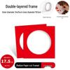 A4 Paper Cutting Frame for Children's New Year Window Decorations and Artwork Display