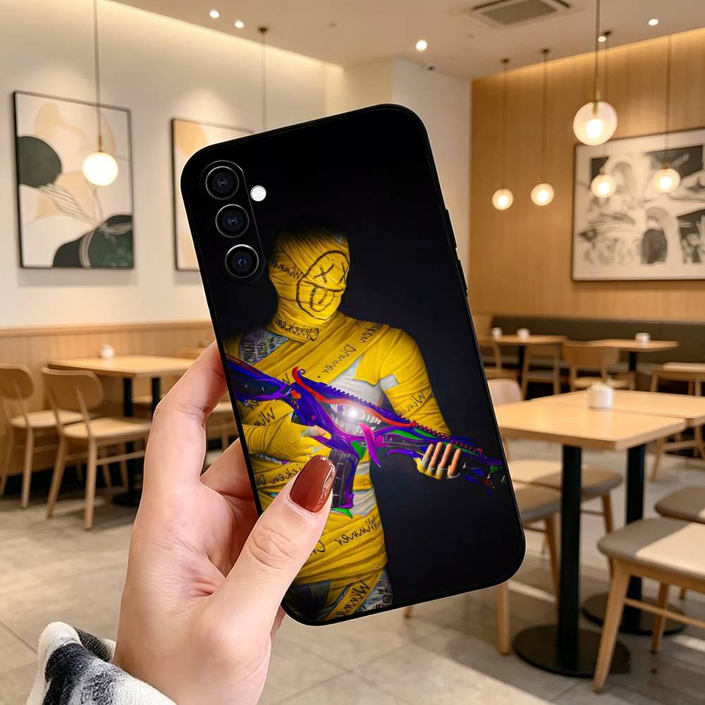 P-U-B-G M-Mobile Game Phone Case For Samsung Galaxy A73,A72,A71,A70,A53,A52,A51,Others Soft Black Cover