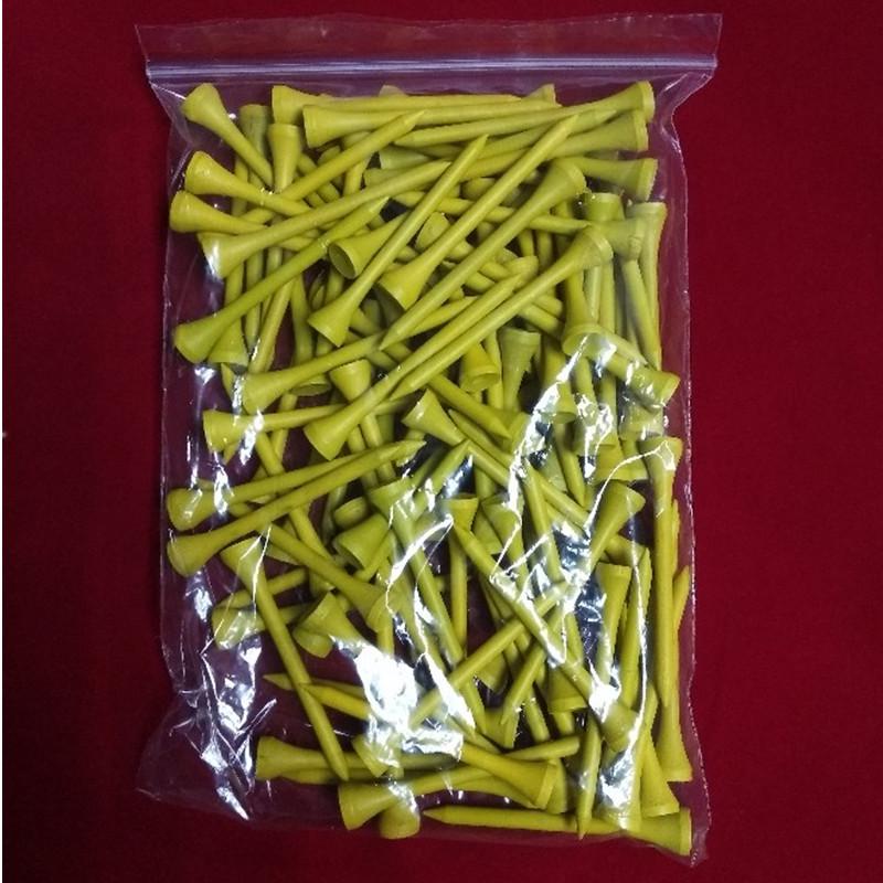 10 Pcs Bag Multi Color Plastic Golf Tees 70mm Durable Rubber Cushion Top Golf Tee Golf Accessories