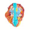 Colorful Dinosaur Egg Catching Game Manual Claw Machine for Enhanced Hand Eye Coordination, Durable Plastic, Includes 6 Eggs, Dinosaur Toys