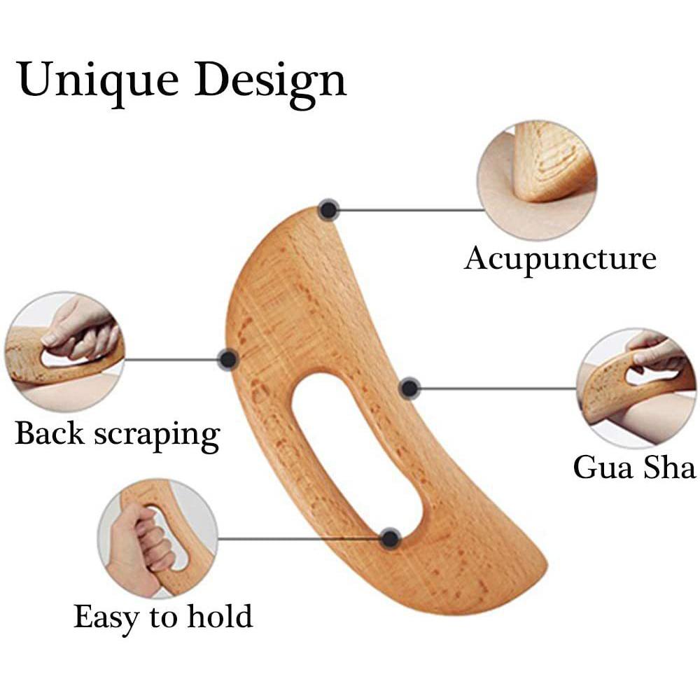 Body Scraping Tools Wooden Massagers Scraping Massage Tools Muscle Scraping Wooden Gua Sha Tool Scraping Board Massage Tool Slim