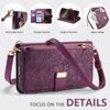 Floral Leather Wallet Case for Samsung Galaxy A05-A71 / S24-S25 series...with Detachable Shoulder Strap