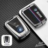Fashion Carbon Fiber Zinc Alloy Car Remote Smrat Key Case Protector Holder Bag Shell For I3 I8 Series Styling Accessoroies