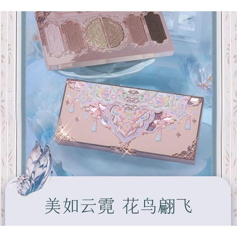 Flower Knows - Butterfly Cloud Collar Embossed Six-Color Makeup Palette - 02