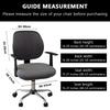 2pcs Set New Stretch Elastic Computer Chair Cover Breathable Washable Office Chair Slipcover Velvet Seat Slipcover Universal Fit
