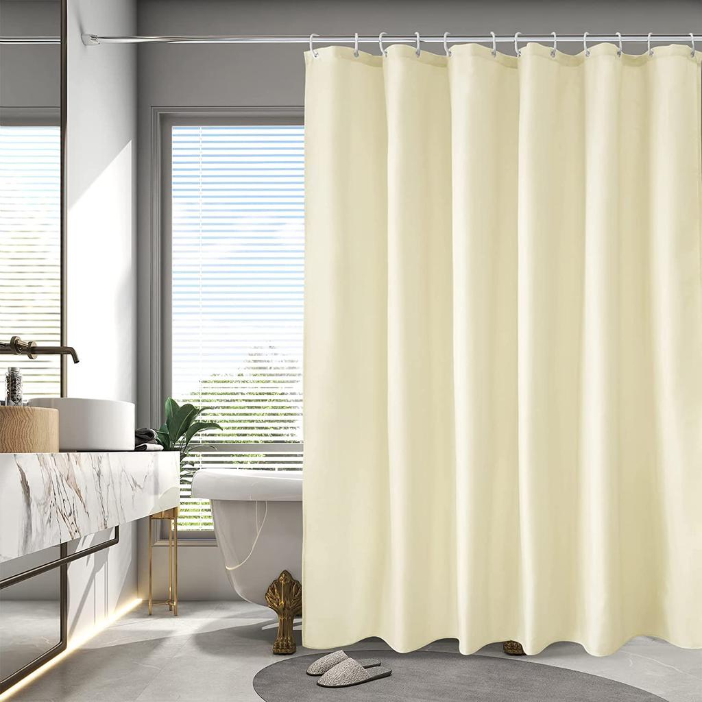 AooHome Ducha Longitud Imagen Moho Baño Rápido Con Cortina 180x200cm, 200cm, Privacidad, Bloqueo, Resistente, Impermeable, Cortina, Ligero, Secado,