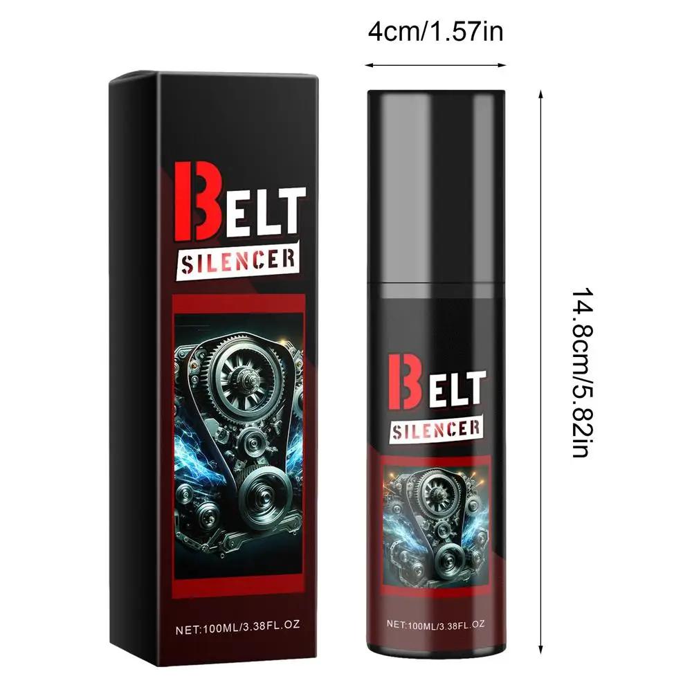 

Automobile Engine Belt Silencer Lubricant 100ml Belt Noise Spray Car Rubber Seal Belt Softening Lubrication Spray Belt Agent
