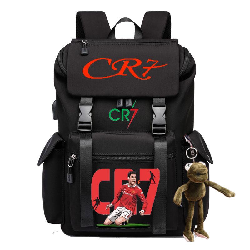 Модный уличный рюкзак CR7, универсальный, большого объема, повседневный, мужская сумка, школьная сумка для файлов на компьютере, импортный товар