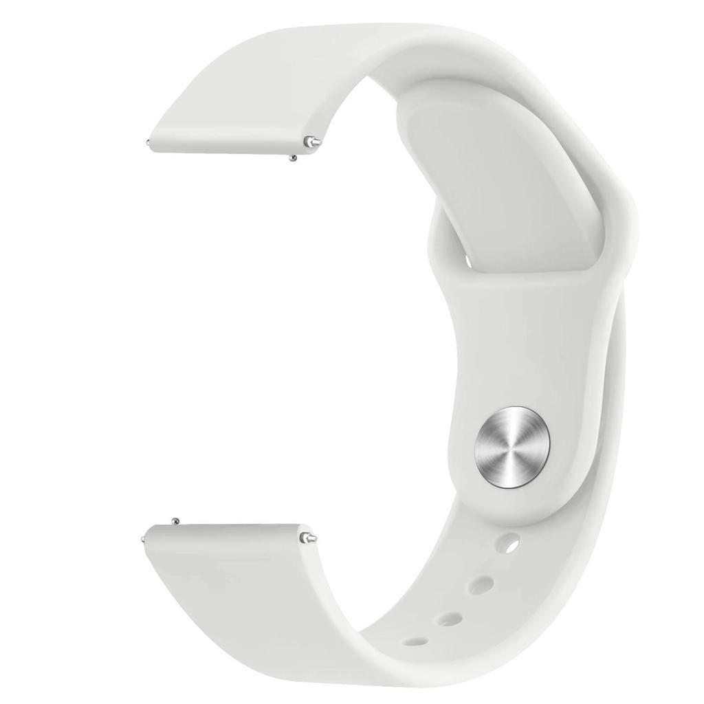 Pulseira esportiva de silicone de 20 mm / 22 mm para Samsung Galaxy Watch 4 5 6 40 mm 44 mm 6 Classic 43 mm / 47 mm 5 LTE 44 mm 5 Pro 45 mm 4 Classic 42 mm 46 mm 3 41/45 mm