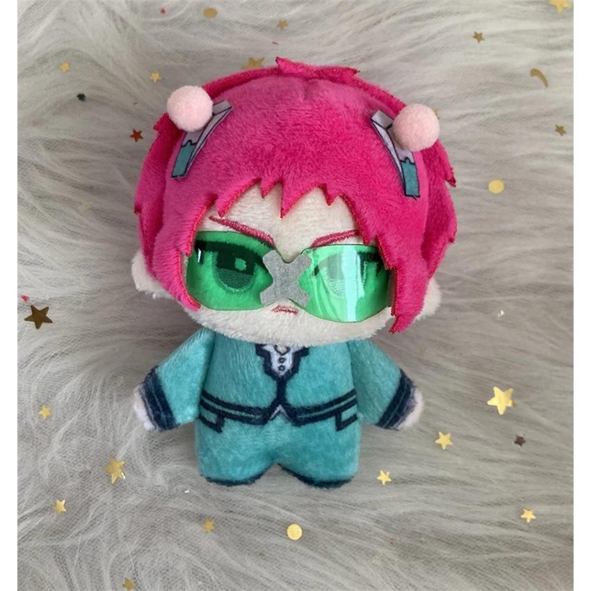 10cm Anime The Disastrous Life of Saiki Saiki Kusuo Teruhashi Kokomi Plushie Pendant Stuffed Dolls Xmas Gifts