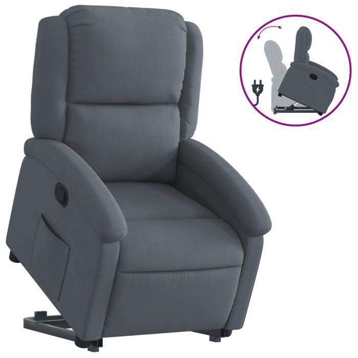 VidaXL Fauteuil Inclinable, Chaise de Relaxation avec Dossier et Repose-pied Réglables, Siège de Salon Salle de Séjour, 3204301