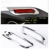 Car Rear Fog Lights Lamps Frame Decoration Cover Trim For Toyota Camry XV70 2018    ABS Chrome Exterior Accessories