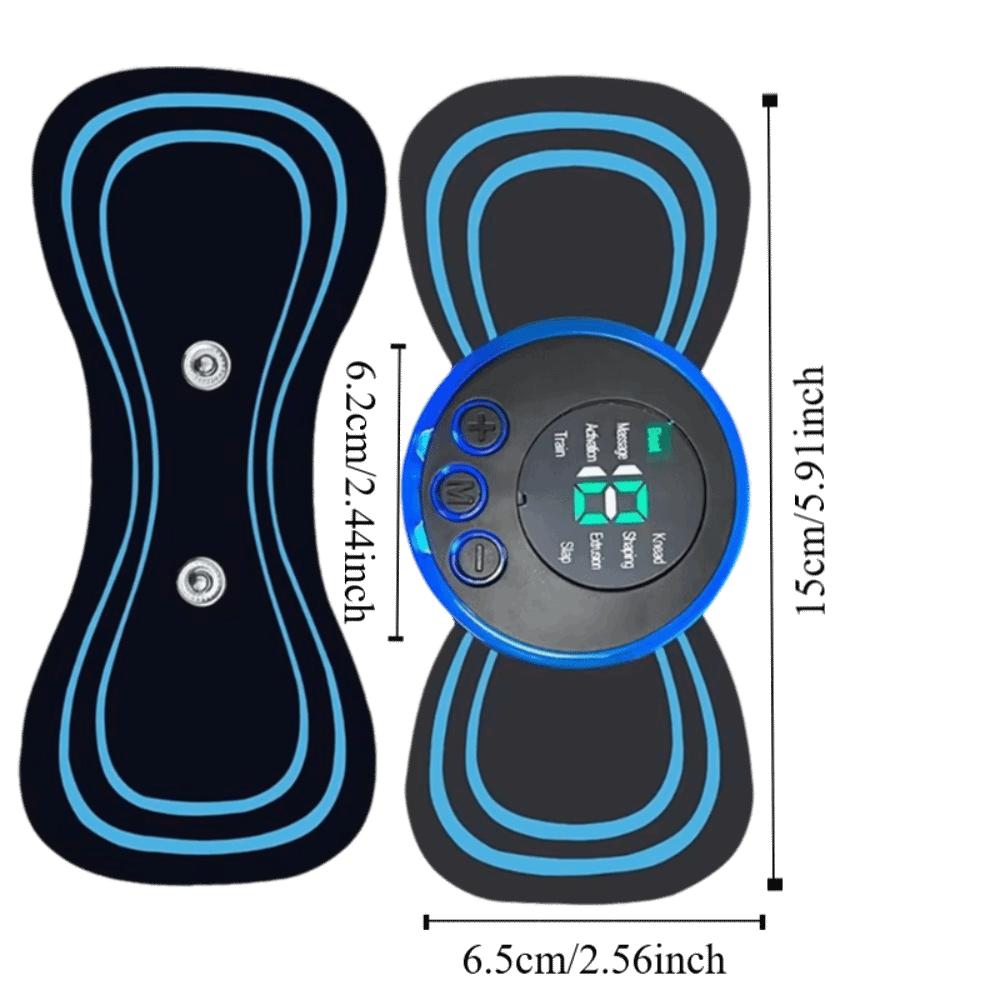 8 Modes Mini Massage Patch Portable Design Cervical Massager  Muscle Fatigue Relieve