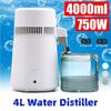 750W 4L Distillation Purifier Equipment Household Pure Water Distiller Stainless Steel Water Distiller Filter Machine