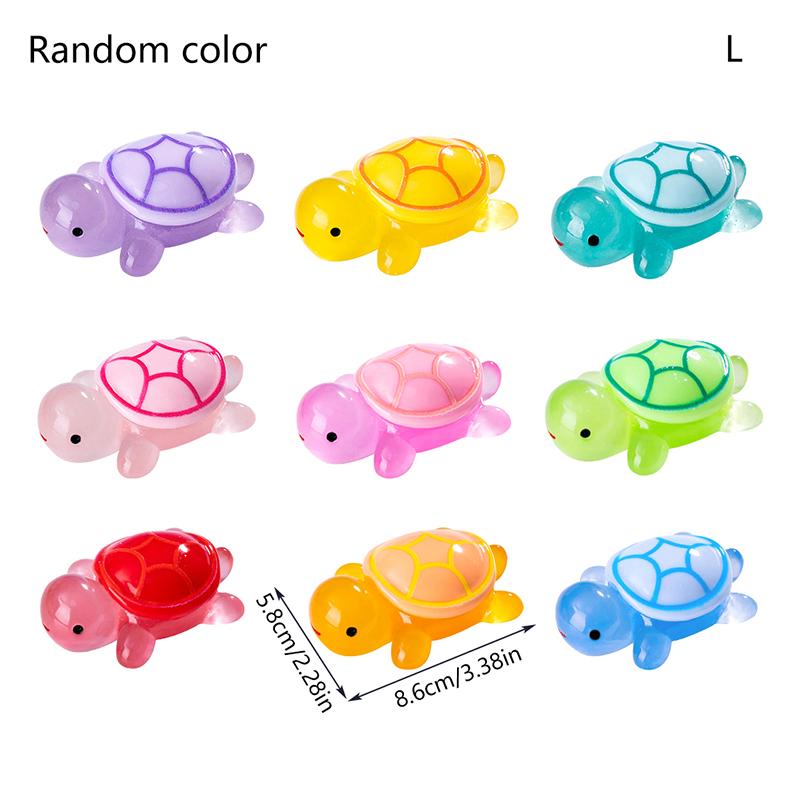 

Мини-черепахи Светящиеся украшения Изделия из миниатюр Миниатюрные фигурки Крошечные черепахи Микропейзаж Украшения для дома Аксессуары Подарки