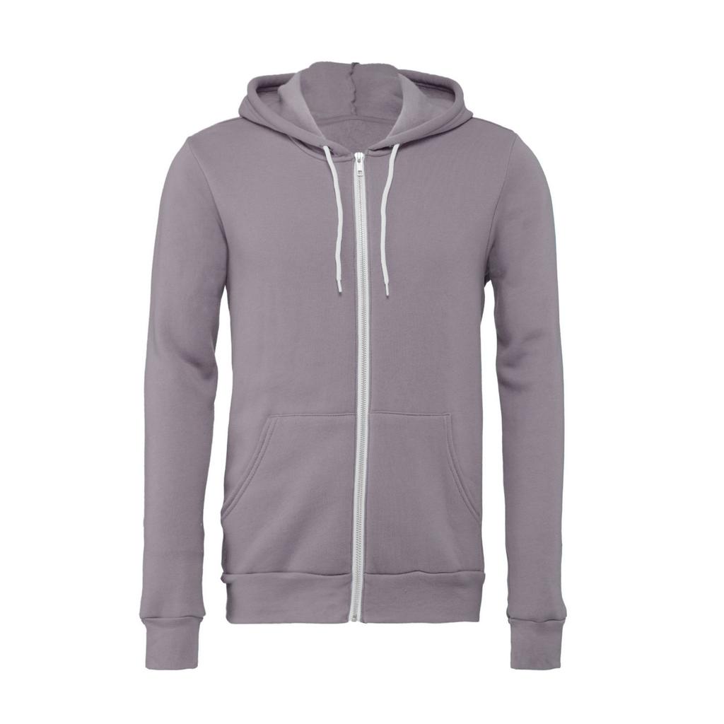 Bella + Canvas Unisex Adult Polycotton Full Zip Hoodie