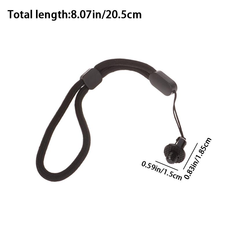 1/4 Zoll Griff Kameraschraube 1/4" D-Ring Adapter Mit Verstellbarer Handgelenk-Handschlaufe Lanyard Gurt Sling Für Stativ Fotostudio