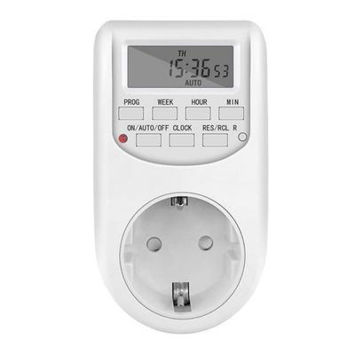 Timer Digital de Bucătărie Prize cu Comutator Economisire Energie Prize Programabile Săptămânal Zilnic Oră Programabilă Timp Pornire/Oprire Priză de Temporizare