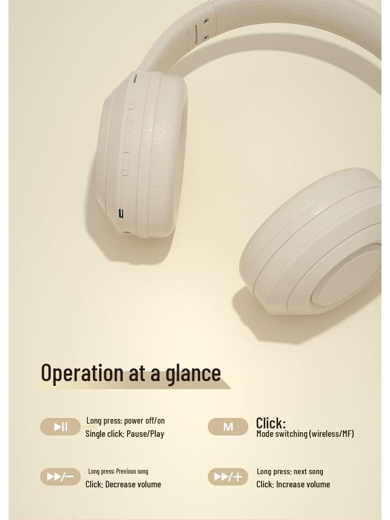 DR58 Series Bluetooth Over-Ear Headphones - Wireless, Noise-Cancelling, Super Long Battery Life, High Fidelity.