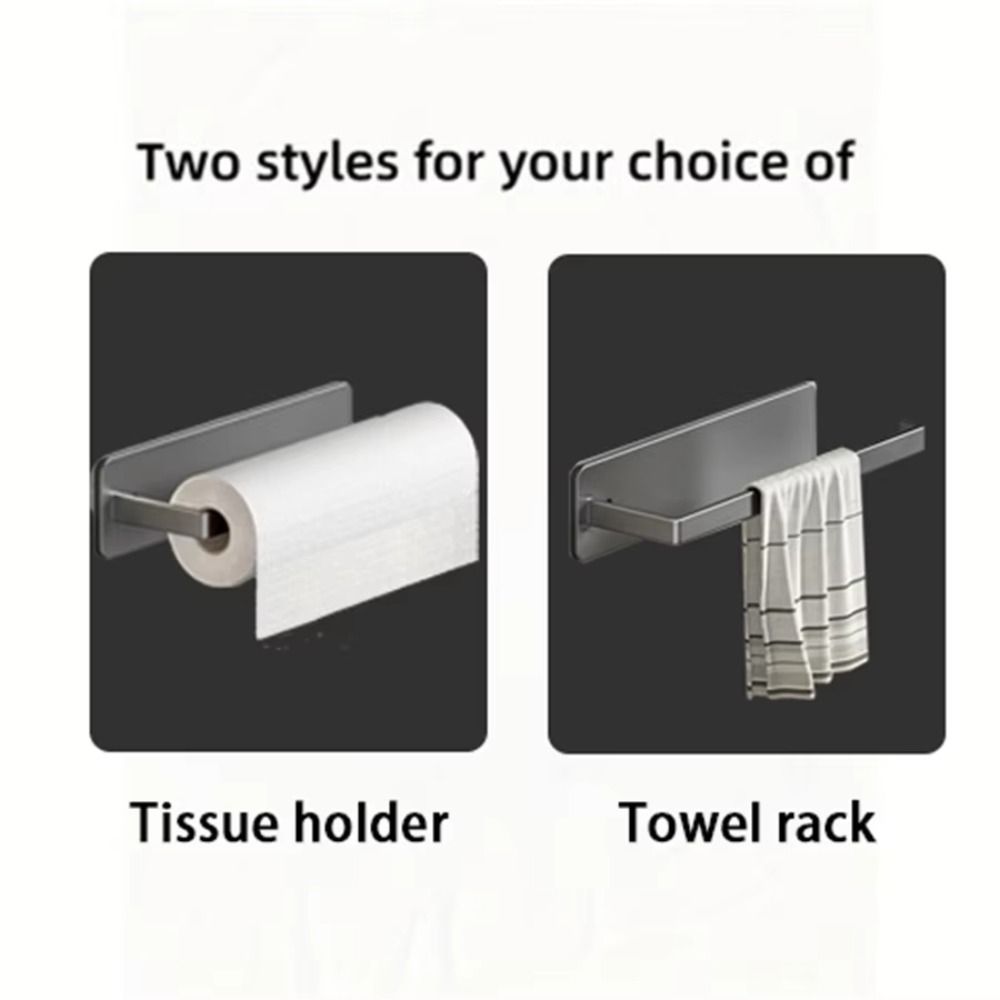 Carbon Steel Paper Towel Stand Roll Paper Holder  Kitchen and Bathroom Accessories