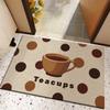 Household Silk Circle Dirt-resistant Floor Mat Entry Door Dust-proof Foot Mat Entrance Thickened Wear-resistant Lazy No-wash Floor Mat Entry Door Mat