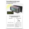 Universele TPMS op zonne-energie met IPX7 waterdichte externe sensoren - Dubbel USB/zonne-opladen met LCD-display