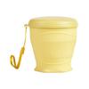 Drinking Cup with Lid and Carrying Strap Dishwasher Safe Silicone Drinkware For Sports And Everyday Use