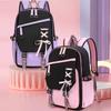 Teenagers Cute Schoolbag Shoulder Backpack Nylon Fabric Girls Large Capacity Splash-Proof