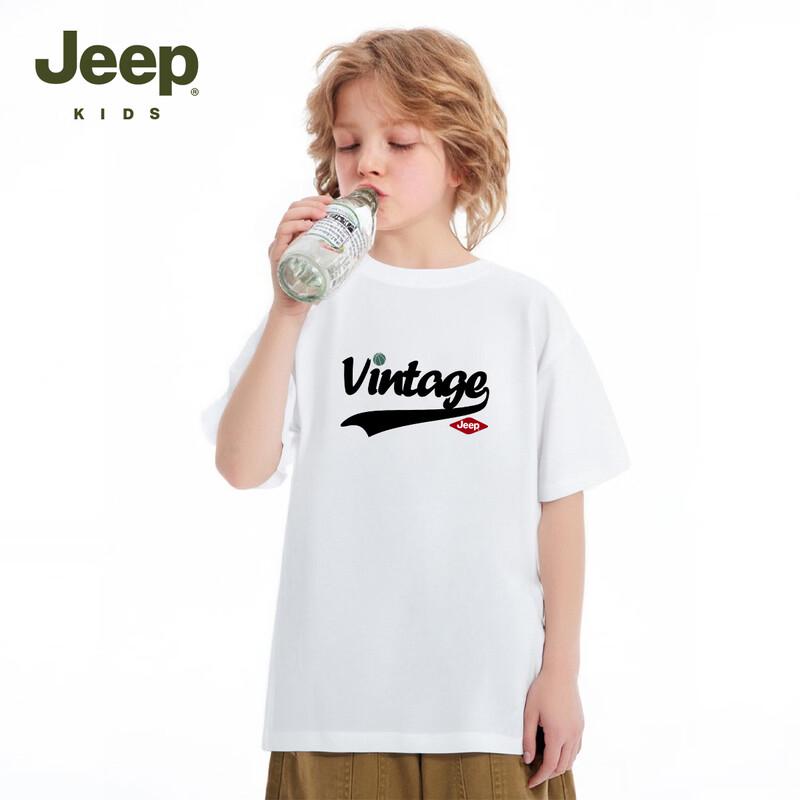 JEEP Kids  Pure Cotton Breathable Short-Sleeve T-Shirt 150
