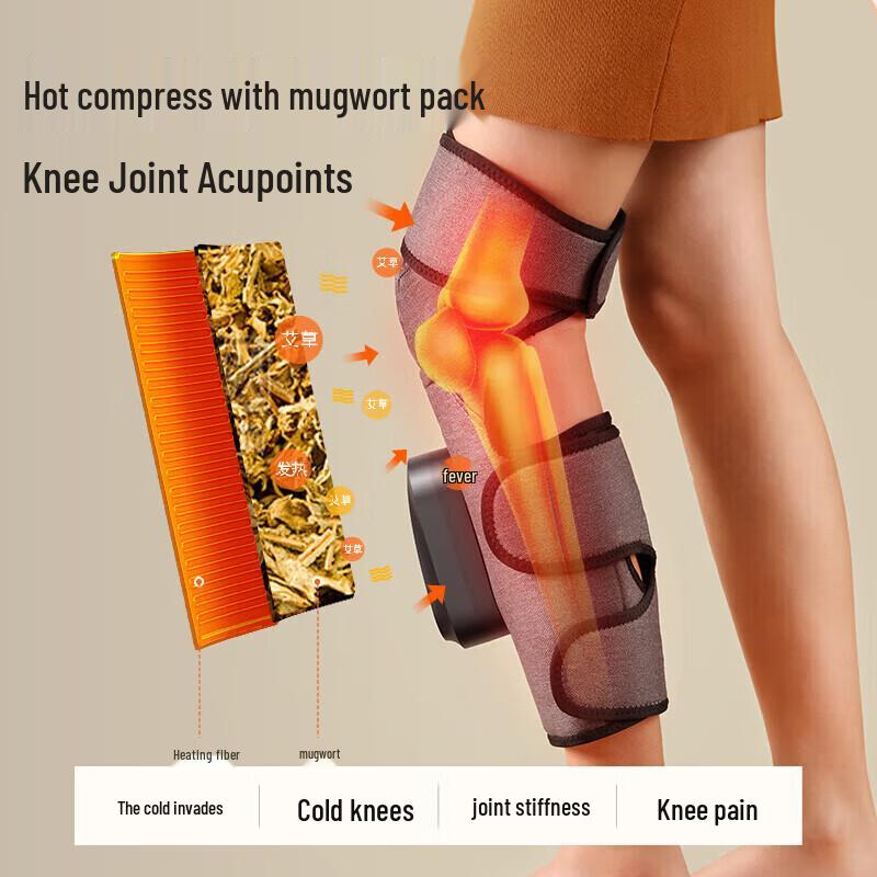 AUX Heated Knee Massager Pair CN plug (adapter included)